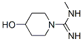 1-Piperidinecarboximidamide, 4-hydroxy-n-methyl-(9ci)Structure,684207-49-6Structure 1-Piperidinecarboximidamide, 4-hydroxy-n-methyl-(9ci) Structure,684207-49-6Structure