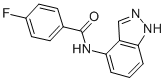 Benzamide, 4-fluoro-n-1h-indazol-4-yl-(9ci)Structure,685108-36-5Structure Benzamide, 4-fluoro-n-1h-indazol-4-yl-(9ci) Structure,685108-36-5Structure