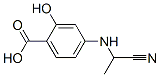 Benzoic acid, 4-[(1-cyanoethyl)amino]-2-hydroxy-, (+)-(9ci) Structure,68575-96-2Structure