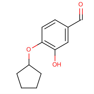 4-Cyclopentyloxy-3-hydroxybenzaldehydeStructure,685873-88-5Structure 4-Cyclopentyloxy-3-hydroxybenzaldehyde Structure,685873-88-5Structure