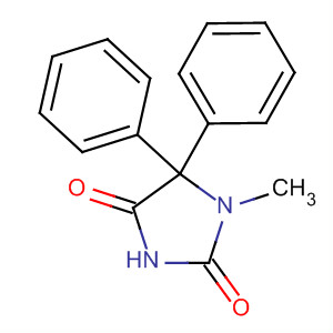 1-Methyl-5,5-diphenylimidazolidine-2,4-dione Structure,6859-11-6Structure