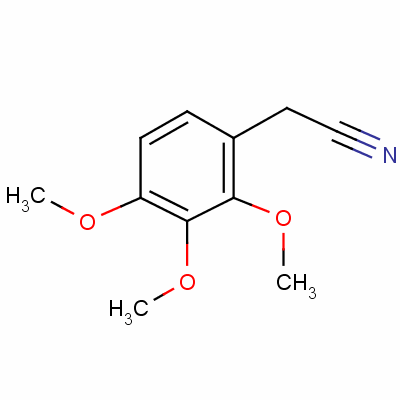 2,3,4-TrimethoxyphenylacetonitrileStructure,68913-85-9Structure 2,3,4-Trimethoxyphenylacetonitrile Structure,68913-85-9Structure