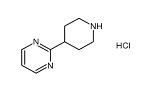 2-(哌啶-4-基)嘧啶鹽酸鹽結(jié)構(gòu)式_690261-64-4結(jié)構(gòu)式