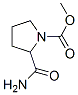 1-Pyrrolidinecarboxylicacid,2-(aminocarbonyl)-,methylester(9ci)Structure,69209-70-7Structure 1-Pyrrolidinecarboxylicacid,2-(aminocarbonyl)-,methylester(9ci) Structure,69209-70-7Structure