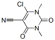 6-Chloro-1,3-dimethyl-2,4-dioxo-1,2,3,4-tetrahydropyrimidine-5-carbonitrileStructure,69337-31-1Structure 6-Chloro-1,3-dimethyl-2,4-dioxo-1,2,3,4-tetrahydropyrimidine-5-carbonitrile Structure,69337-31-1Structure