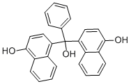 Bis(4-hydroxy-1-naphthyl)phenylmethanol Structure,6948-88-5Structure