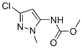 Carbamic acid, (3-chloro-1-methyl-1h-pyrazol-5-yl)-, methyl ester (9ci)Structure,695184-12-4Structure Carbamic acid, (3-chloro-1-methyl-1h-pyrazol-5-yl)-, methyl ester (9ci) Structure,695184-12-4Structure