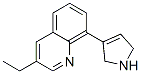 Quinoline, 8-(2,5-dihydro-1h-pyrrol-3-yl)-3-ethyl- (9ci)Structure,695185-59-2Structure Quinoline, 8-(2,5-dihydro-1h-pyrrol-3-yl)-3-ethyl- (9ci) Structure,695185-59-2Structure