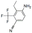 Benzonitrile, 4-amino-3-ethyl-2-(trifluoromethyl)-(9ci)Structure,697228-50-5Structure Benzonitrile, 4-amino-3-ethyl-2-(trifluoromethyl)-(9ci) Structure,697228-50-5Structure