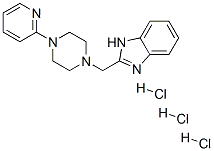 2-[[4-(Pyridin-2-yl)piperazin-1-yl]methyl]-1H-benzimidazole Structure,70006-24-5Structure