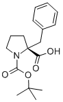 (R)-2-芐基-1-boc-2-吡咯烷羧酸結(jié)構(gòu)式_706806-60-2結(jié)構(gòu)式