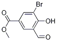 Methyl 3-bromo-5-formyl-4-hydroxybenzoateStructure,706820-79-3Structure Methyl 3-bromo-5-formyl-4-hydroxybenzoate Structure,706820-79-3Structure