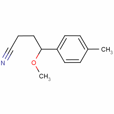 Benzenebutanenitrile, g-methoxy-4-methyl-Structure,71172-66-2Structure Benzenebutanenitrile, g-methoxy-4-methyl- Structure,71172-66-2Structure