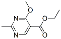 5-Pyrimidinecarboxylic acid, 4-methoxy-2-methyl-, ethyl esterStructure,7122-77-2Structure 5-Pyrimidinecarboxylic acid, 4-methoxy-2-methyl-, ethyl ester Structure,7122-77-2Structure