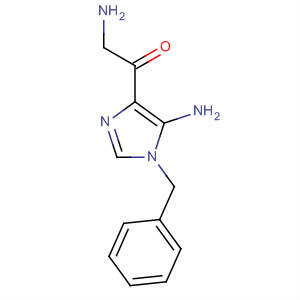 2-氨基-1-[5-氨基-1-(苯基甲基)-1H-咪唑-4-基]乙酮結(jié)構(gòu)式_71222-43-0結(jié)構(gòu)式