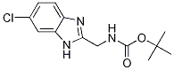 (6-Chloro-1h-benzoimidazol-2-ylmethyl)-carbamic acid tert-butyl esterStructure,712275-17-7Structure (6-Chloro-1h-benzoimidazol-2-ylmethyl)-carbamic acid tert-butyl ester Structure,712275-17-7Structure