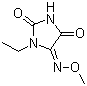 1-Ethylimidazolidine-2,4,5-trione 5-(O-methyloxime) (isomer of AC-005)Structure,71342-67-1Structure 1-Ethylimidazolidine-2,4,5-trione 5-(O-methyloxime) (isomer of AC-005) Structure,71342-67-1Structure