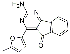 2-氨基-4-(5-甲基呋喃-2-基)-5H-茚并[1,2-d]嘧啶-5-酮結(jié)構(gòu)式_713514-91-1結(jié)構(gòu)式