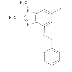 4-(芐氧基)-6-溴-1,2-二甲基-1H-苯并[d]咪唑結(jié)構(gòu)式_713530-51-9結(jié)構(gòu)式