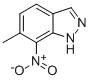6-Methyl-7-nitro(1h)indazoleStructure,717881-06-6Structure 6-Methyl-7-nitro(1h)indazole Structure,717881-06-6Structure