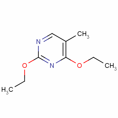 Pyrimidine, 2,4-diethoxy-5-methyl-Structure,7193-87-5Structure Pyrimidine, 2,4-diethoxy-5-methyl- Structure,7193-87-5Structure