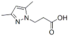 3-(3,5-Dimethyl-1H-pyrazol-1-yl)propanoic acidStructure,72145-01-8Structure 3-(3,5-Dimethyl-1H-pyrazol-1-yl)propanoic acid Structure,72145-01-8Structure