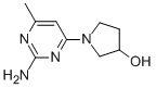 3-Pyrrolidinol, 1-(2-amino-6-methyl-4-pyrimidinyl)-Structure,723511-20-4Structure 3-Pyrrolidinol, 1-(2-amino-6-methyl-4-pyrimidinyl)- Structure,723511-20-4Structure