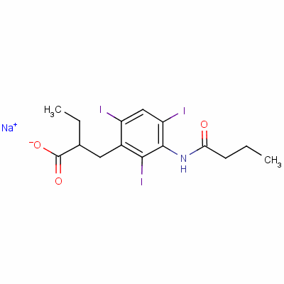 Tyropanoate sodiumStructure,7246-21-1Structure Tyropanoate sodium Structure,7246-21-1Structure