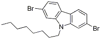 2,7-Dibromo-9-octyl-9h-carbazoleStructure,726169-75-1Structure 2,7-Dibromo-9-octyl-9h-carbazole Structure,726169-75-1Structure