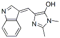 1H-imidazol-5-ol, 4-(3h-indol-3-ylidenemethyl)-1,2-dimethyl-Structure,726202-26-2Structure 1H-imidazol-5-ol, 4-(3h-indol-3-ylidenemethyl)-1,2-dimethyl- Structure,726202-26-2Structure
