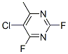 5-Chloro-2,4-difluoro-6-methyl-pyrimidineStructure,72630-78-5Structure 5-Chloro-2,4-difluoro-6-methyl-pyrimidine Structure,72630-78-5Structure