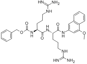Z-arg-arg-4-甲氧基-2-萘胺結(jié)構(gòu)式_73167-98-3結(jié)構(gòu)式