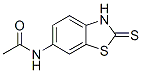 N-(2,3-二氫-2-硫氧代-6-苯并噻唑)-乙酰胺結構式_7340-70-7結構式