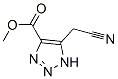 1H-1,2,3-triazole-4-carboxylicacid,5-(cyanomethyl)-,methylester(9ci)Structure,73591-48-7Structure 1H-1,2,3-triazole-4-carboxylicacid,5-(cyanomethyl)-,methylester(9ci) Structure,73591-48-7Structure