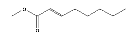 反式-2-辛烯甲酯結(jié)構(gòu)式_7367-81-9結(jié)構(gòu)式