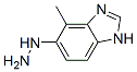 1H-benzimidazole, 5-hydrazino-4-methyl- (9ci) Structure,739350-69-7Structure