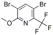 3,5-Dibromo-2-methoxy-6-trifluoromethyl-pyridineStructure,741737-01-9Structure 3,5-Dibromo-2-methoxy-6-trifluoromethyl-pyridine Structure,741737-01-9Structure