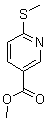 6-(甲基硫代)煙酸甲酯結(jié)構(gòu)式_74470-40-9結(jié)構(gòu)式