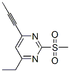 (9CI)-4-乙基-2-(甲基磺酰基)-6-(1-丙炔)-嘧啶結(jié)構(gòu)式_746620-21-3結(jié)構(gòu)式