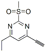 (9CI)-4-乙基-6-乙炔-2-(甲基磺?；?-嘧啶結(jié)構(gòu)式_746620-56-4結(jié)構(gòu)式