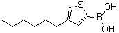 Boronic acid, (4-hexyl-2-thienyl)-Structure,748763-44-2Structure Boronic acid, (4-hexyl-2-thienyl)- Structure,748763-44-2Structure