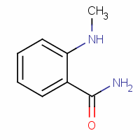 2-甲基氨基苯甲酰胺結構式_7505-81-9結構式