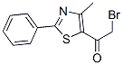 2-Bromo-1-(4-methyl-2-phenyl-1,3-thiazol-5-yl)-1-ethanoneStructure,7520-95-8Structure 2-Bromo-1-(4-methyl-2-phenyl-1,3-thiazol-5-yl)-1-ethanone Structure,7520-95-8Structure