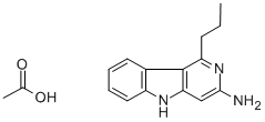 3-Amino-1-propyl-5h-pyrido(4,3-b)indole acetateStructure,75240-12-9Structure 3-Amino-1-propyl-5h-pyrido(4,3-b)indole acetate Structure,75240-12-9Structure