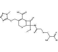 CefminoxStructure,75481-73-1Structure Cefminox Structure,75481-73-1Structure