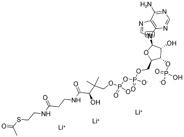 Acetyl coenzyme a trilithium saltStructure,75520-41-1Structure Acetyl coenzyme a trilithium salt Structure,75520-41-1Structure