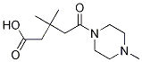 3,3-Dimethyl-5-(4-methyl-piperazin-1-yl)-5-oxo-pentanoic acidStructure,757214-48-5Structure 3,3-Dimethyl-5-(4-methyl-piperazin-1-yl)-5-oxo-pentanoic acid Structure,757214-48-5Structure