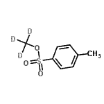 d3-對(duì)甲苯磺酸甲酯結(jié)構(gòu)式_7575-93-1結(jié)構(gòu)式