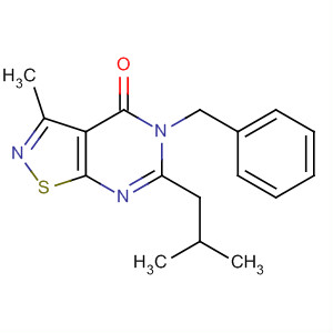 5-芐基-6-異丁基-3-甲基-5H-異噻唑并[5,4-d]嘧啶-4-酮結(jié)構(gòu)式_758722-01-9結(jié)構(gòu)式