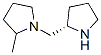 (9CI)-2-甲基-1-[(2S)-2-吡咯烷甲基]-吡咯烷結(jié)構(gòu)式_760993-63-3結(jié)構(gòu)式